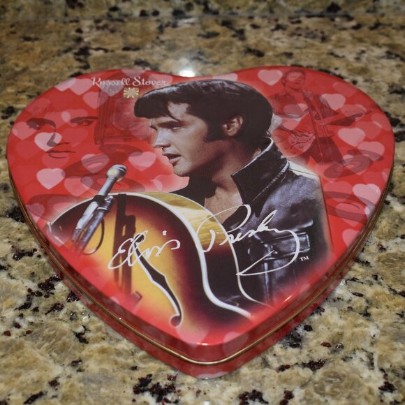 Russell Stover Elvis Presley Candy Tin - Picture 1 of 3